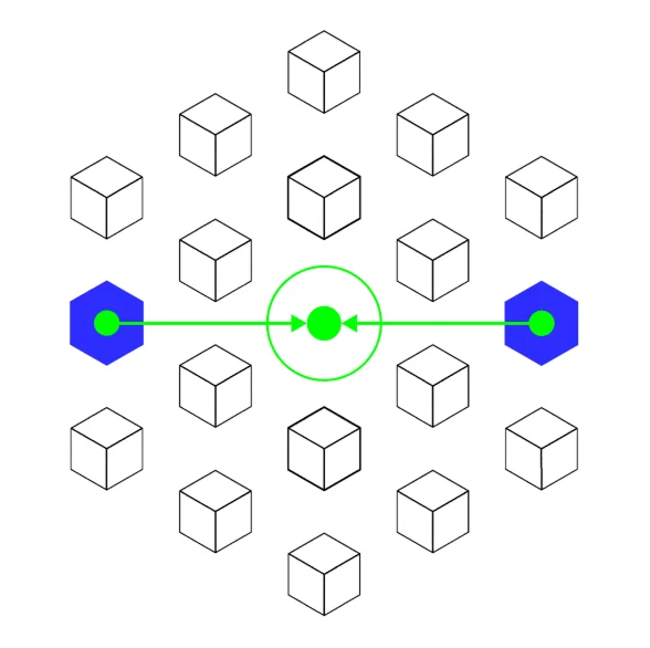 The merged result is returned as the collective output